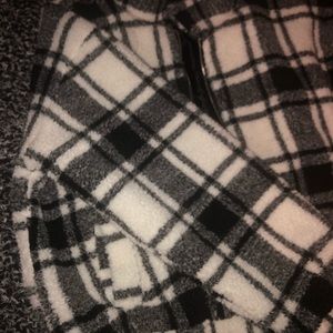 Fleece puffer jacket